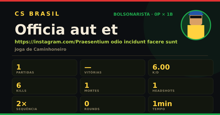 Badge de Officia aut et no CS BRASIL